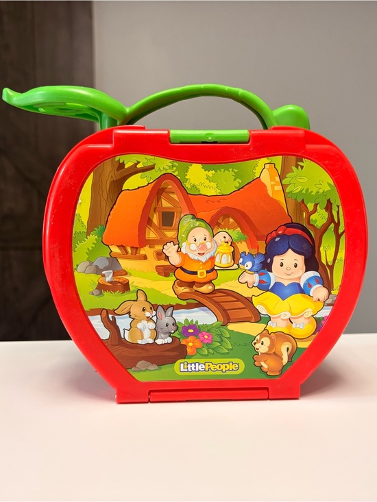 Fisher-Price Other - Fisher-Price Little People Disney Snow White's Fold 'n Go Apple playset HTF